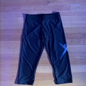 cheer extreme practice wear capri leggings